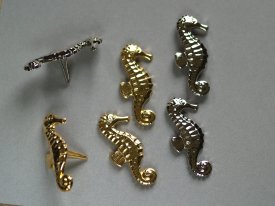 Splint Seepferdchen 26mm gold