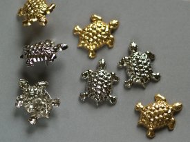 Splint Schildkröte 21mm gold