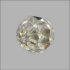 Knopf rund, platin crystall mit Kugel facettiert 10mm