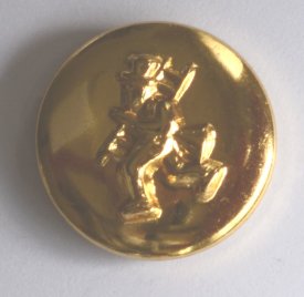 Mesingknopf Motiv Schornsteinfeger gold