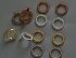 Splint genoppter Ring 10mm gold