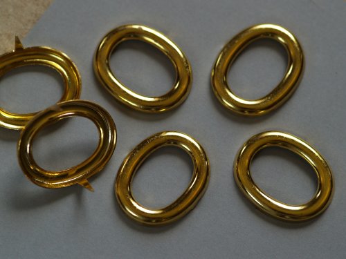 Splint Oval 25mm gold
