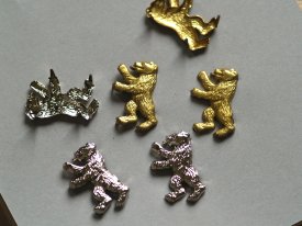 Splint Berliner Bär.20 mm gold