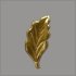 Splint Phantasieblatt 18mm gold