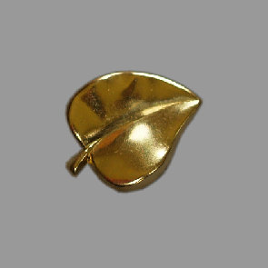 Splint Lindenblatt 14mm gold