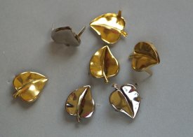 Splint Lindenblatt 14mm gold