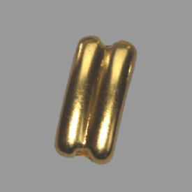 Splint 2 halbe Scheiben 17mm gold