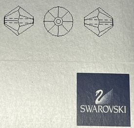 Swarovski® Doppelkegel 8mm á 5 Stück