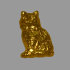 Splint Katze 17mm gold