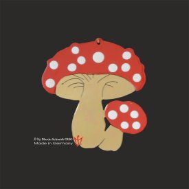 Pilz handbemalt 54mm