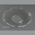 Kerzenmanschette 8-wellig, flach 67mm Loch 23mm