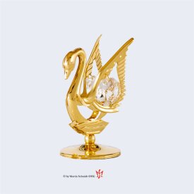 Schwan 60mm vergoldet