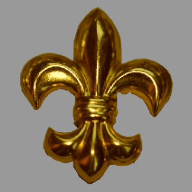 Splint Burbonische Lilie 27mm gold