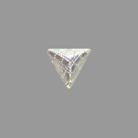 Splint Pyramide gewölbt 8mm platin-dessigniert