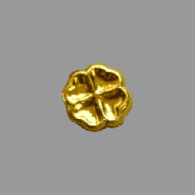 Splint 4-blättriges Kleeblatt 9mm gold
