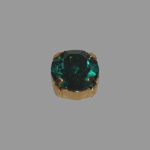 gold Stein emerald